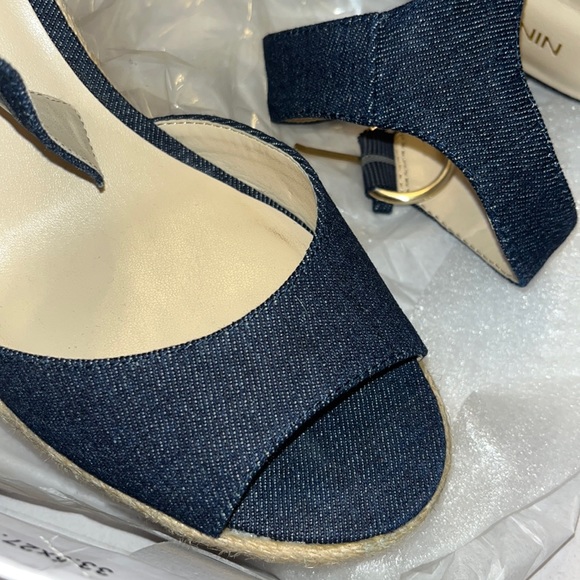 Nine West Jerrika Women Sandal Size 9 1/2 - Picture 4 of 6